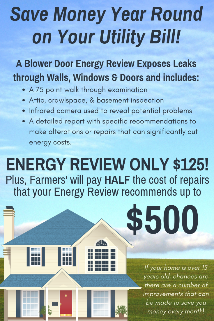 Home Energy Reviews are only $125