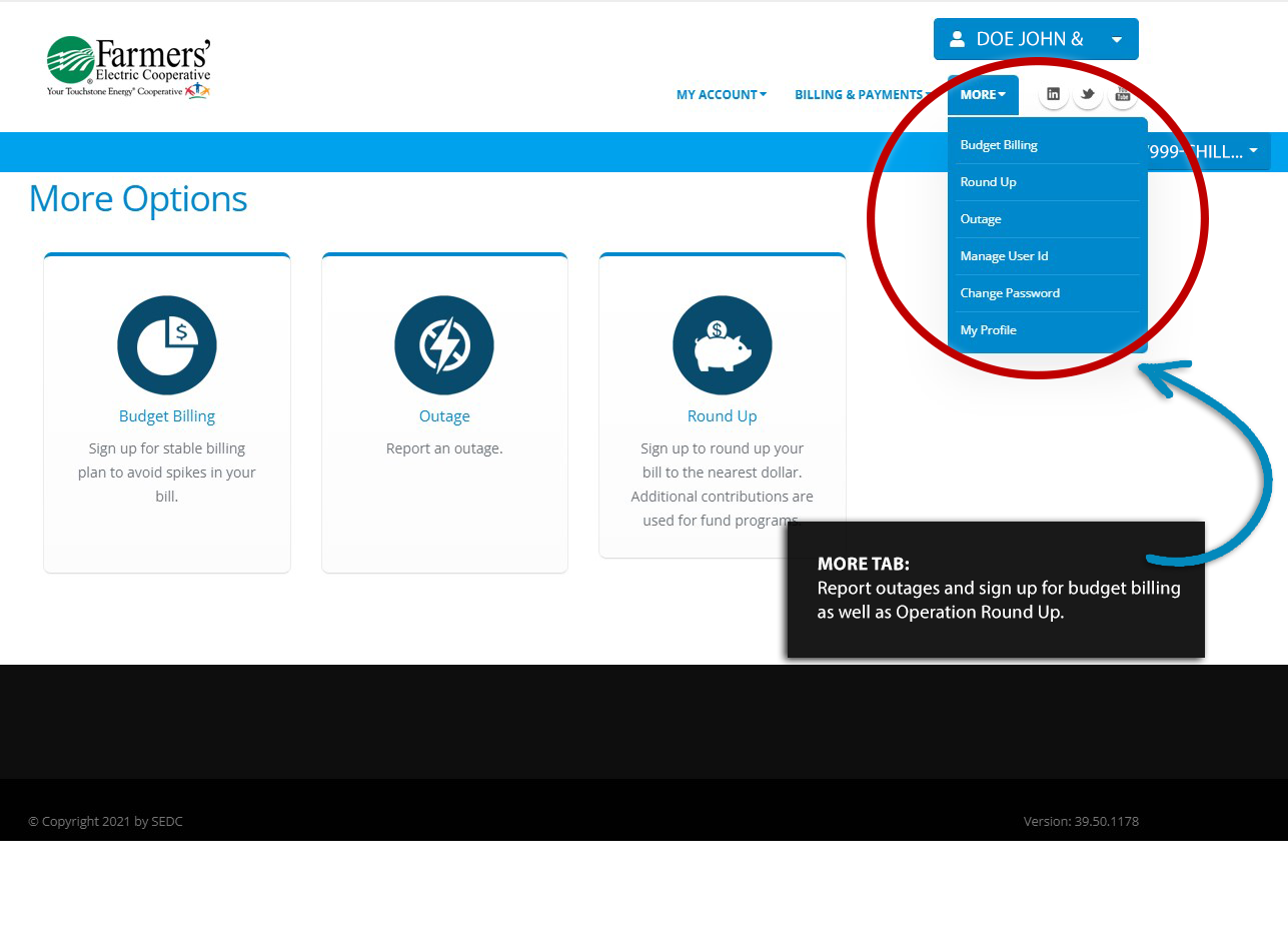 New Online Portal Features | Farmers' Electric Cooperative